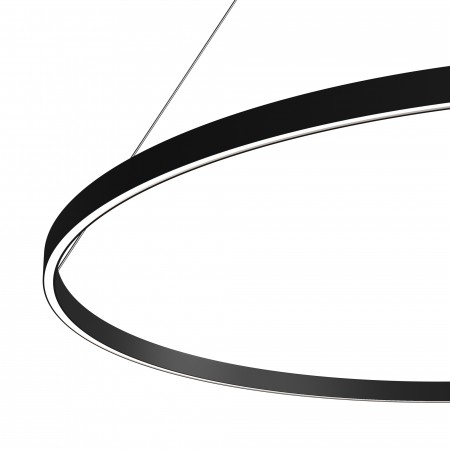Lustra LED Rim MOD058PL-L65B3K, 81W, 4800lm, lumina calda, IP20, neagra, Maytoni [2]