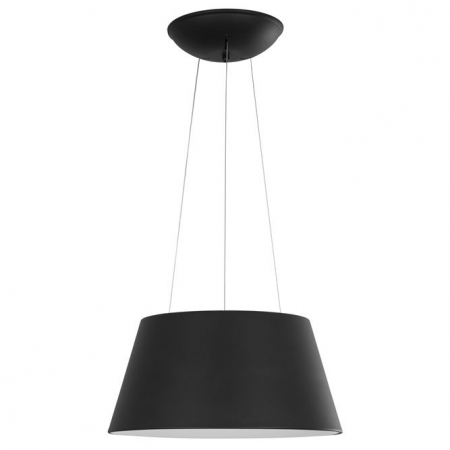 Promotii - Lustra LED rotunda neagra/alba Ella Ø 45 cm, pendul metal, inaltime reglabila, 9077881 - Novaluce