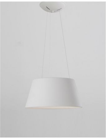 Lustra LED rotunda neagra/alba Ella Ø 45 cm, pendul metal, inaltime reglabila, 9077882 - Novaluce [2]