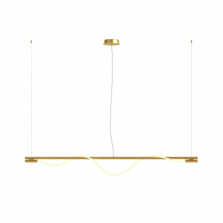 Lustra LED Tau MOD166PL-L20G3K, 21W, 910lm, lumina calda, IP20, aurie, Maytoni [1]