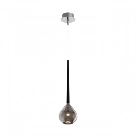 Lustre - Lustra crom LIBRA tip pendul, inaltime reglabila, metal/sticla, 003064-001770 - Zumaline