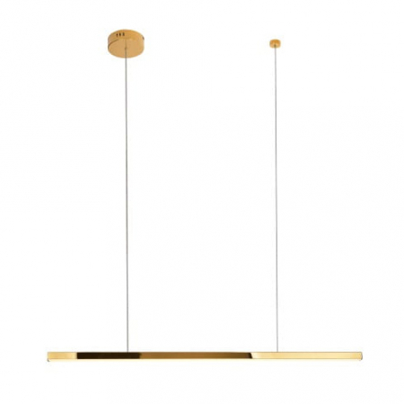 Lustre - Lustra liniara aurie LED dimabil Linda 100x3,6 cm metal/acril, inaltime reglabila, P0425D - Maxlight