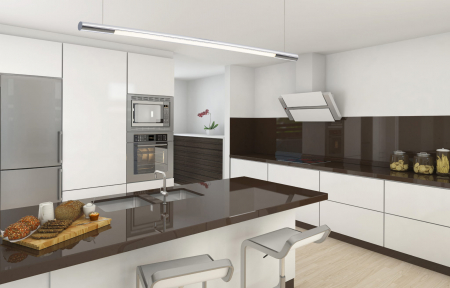Lustra liniara diverse finisaje LED Tonia 100 cm, metal/acril, inaltime reglabila, P0354 - Maxlight [5]