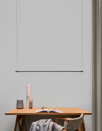 Lustra liniara neagra/aurie Gohar 120 cm LED stil minimalist, modul, 9088102 - Novaluce [13]