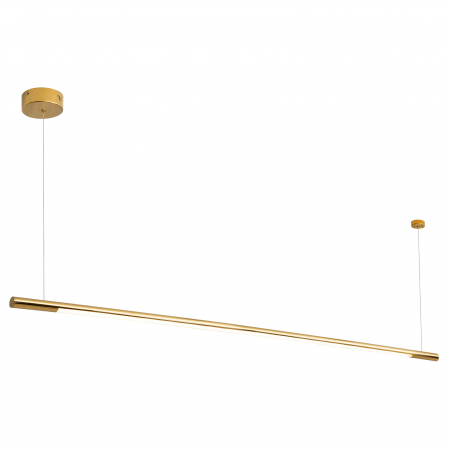 Lustra liniara neagra/aurie LED dimabil Tonia 150 cm, metal/acril, inaltime reglabila, P0360D - Maxlight [0]