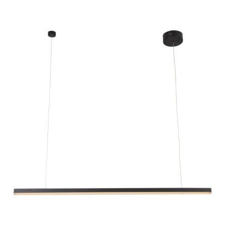 Lustre - Lustra liniara neagra LED dimabil Linda 100x3,6 cm metal/acril, P0310D - Maxlight