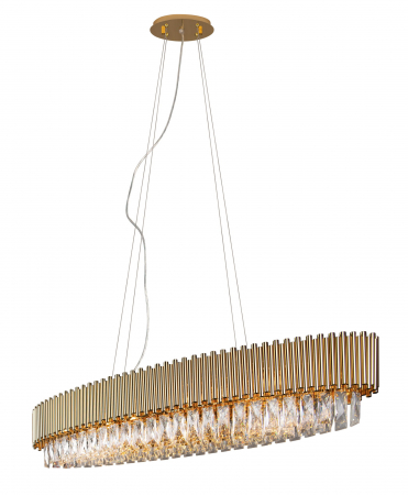Lustra lux aurie Embla 100x30 cm metal/sticla, inaltime reglabila, P0352 - Maxlight [1]