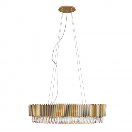 Promotii - Lustra lux aurie Embla 100x30 cm metal/sticla, inaltime reglabila, P0352 - Maxlight