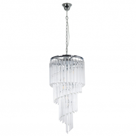 Produse - Lustra lux inalta Emmi Ø 42 cm metal/sticla, inaltime reglabila, P0292 - Maxlight