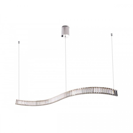 Promotii - Lustra lux liniara S iluminare LED Zanna 144x29 cm metal/cristal K9, P0391 - Maxlight