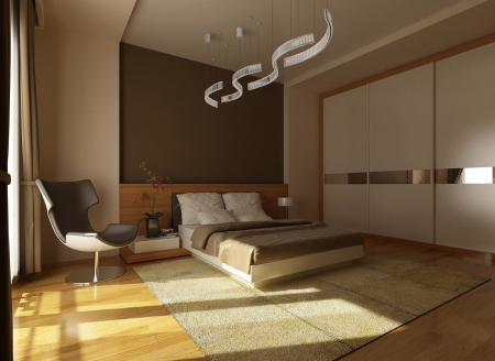 Lustra lux liniara S iluminare LED Zanna 144x29 cm metal/cristal K9, P0391 - Maxlight [1]