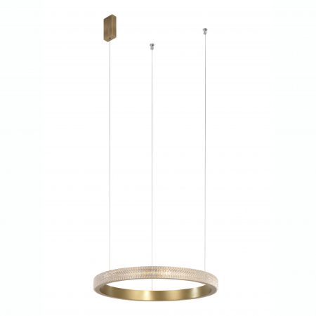 Lustre - Lustra lux moderna pendul rotund auriu antic cu cristale acril Bogna Ø45/65/85/108 cm, iluminare LED, 86016804 - Novaluce