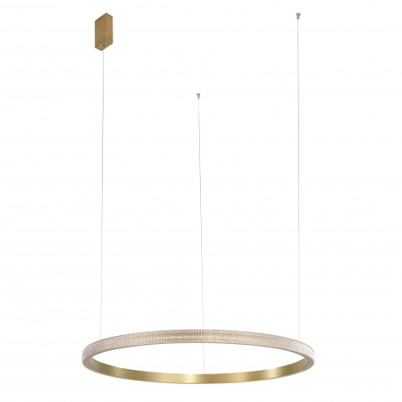 Lustra lux moderna pendul rotund auriu antic cu cristale acril Bogna Ø45/65/85/108 cm, iluminare LED, 86016802 - Novaluce [16]