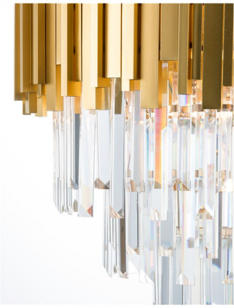 Lustra lux rotunda aurie cu cristale Morgan, din metal, Ø 40/55/73/85 cm, 9050120 - Novaluce [15]