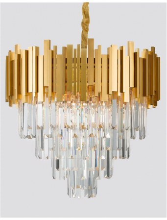 Lustra lux rotunda aurie cu cristale Morgan, din metal, Ø 40/55/73/85 cm, 9050120 - Novaluce [18]