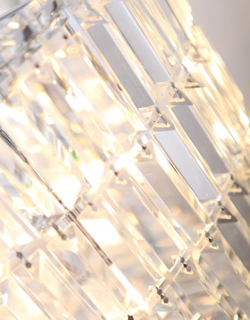 Lustra lux rotunda Clarissa Ø 40/60/80 cm metal/sticla, inaltime reglabila, P0268 - Maxlight [2]