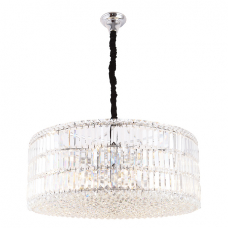 Promotii - Lustra lux rotunda Clarissa Ø 40/60/80 cm metal/sticla, inaltime reglabila, P0268 - Maxlight
