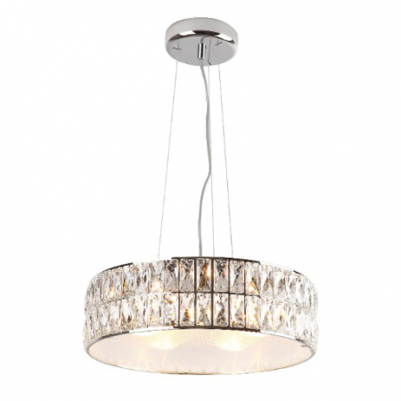Produse - Lustra lux rotunda Jaxx Ø 38 cm metal/sticla, inaltime reglabila, P0236 - Maxlight