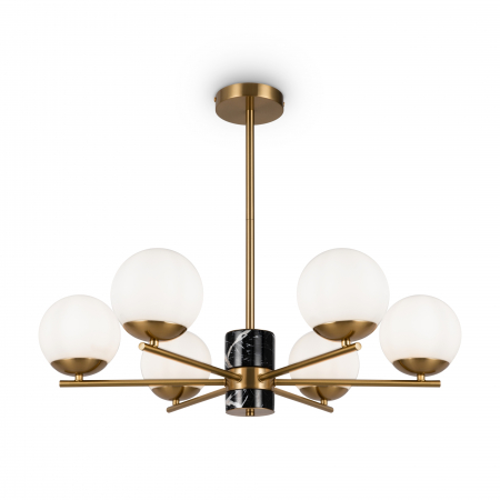 Lustre - Lustra Mabell MOD187PL-06BS, 6xE27, aramie+alba, IP20, Maytoni