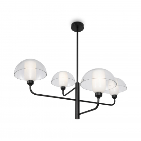 Lustre - Lustra Memory MOD177PL-04B, 4xE14, neagra+alba, IP20, Maytoni