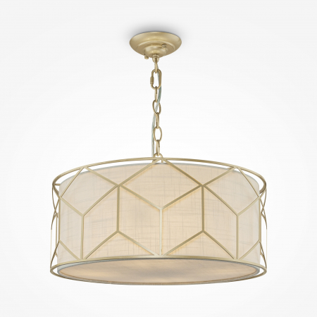 Lustre - Lustra Messina H223PL-03G, 4xE27, aurie+alba, IP20, Maytoni