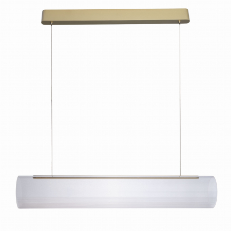 Lustre - Lustra moderna acril transparent Aliona 89x15x150 cm metal auriu, P0411 - Maxlight