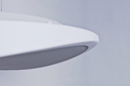 Lustra moderna alba/crom tip pendul Gilo Ø 48/58 cm, metal si sticla, AZ 0987 - Azzardo [2]