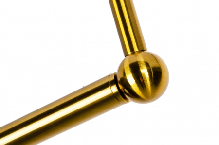 Lustra moderna aurie Koffi premium, abajur glob alb sticla, structura metal, XCP8035-1 - King [3]