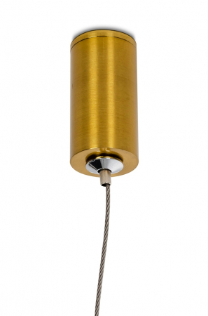Lustra moderna aurie Koffi premium, abajur glob alb sticla, structura metal, XCP8035-1 - King [5]