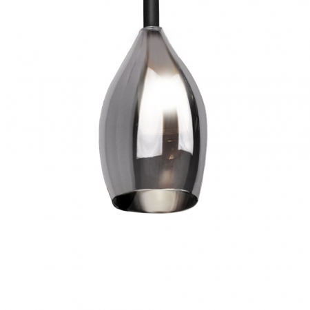 Lustra moderna cu 8 pendule suspendate Garnet, diverse culori, detaliu metalic negru, AZ 1223 - Azzardo [14]