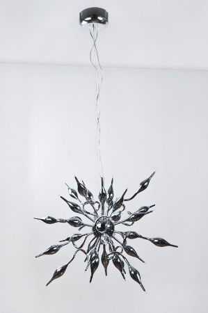 Lustra moderna de lux Celeste, metal crom, forma asimetrica, 80x80 cm, AZ 0040 - Azzardo [5]