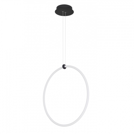 Promotii - Lustra moderna inel LED dimabil Lavone Ø60 cm, stil minimalist, 9892163 - Novaluce