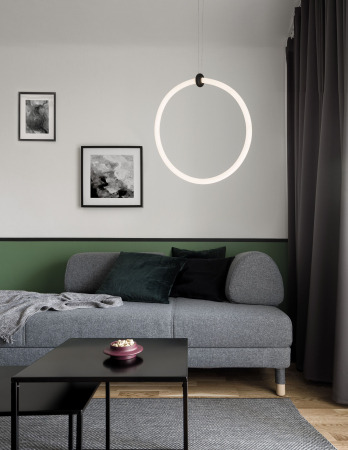 Lustra moderna inel LED Lavone Ø38 cm, stil minimalist, 9892164 - Novaluce [4]