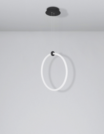 Lustra moderna inel LED Lavone Ø38 cm, stil minimalist, 9892164 - Novaluce [2]