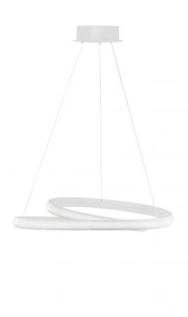 Lustra moderna LED alba/neagra Jorun 55 cm in forma de bucla, 9357042 - Novaluce [8]