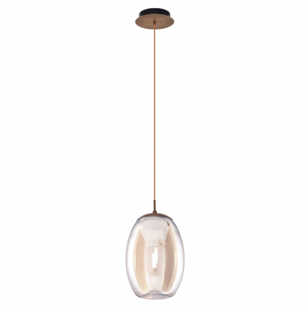 Lustre - Lustra moderna LED Kori Long 26x40 cm, abajur sticla/metal, AZ 3342 - Azzardo