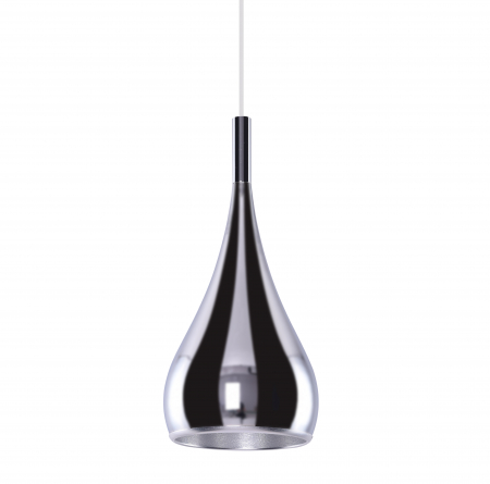 Lustra moderna pe cablu Caom Ø 16x34 cm, alba/neagra/crom/aurie, AZ 0288 - Azzardo [5]