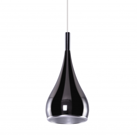 Lustra moderna pe cablu Caom Ø 16x34 cm, alba/neagra/crom/aurie, AZ 0288 - Azzardo [1]