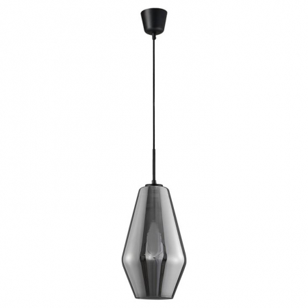 Lustre - Lustra moderna pendul romb sticla crom Kale, inaltime reglabila, 9724101 - Novaluce