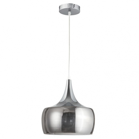 Lustre - Lustra moderna pendul sticla fumurie Vera Ø 28 cm, inaltime reglabila, 9412134 - Novaluce