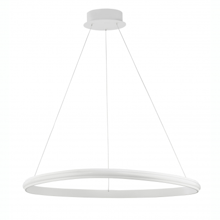 Lustra moderna rotunda dimabila LED Valens Ø74 cm, abajur cerc negru/alb, 9357064 - Novaluce [6]