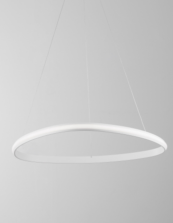 Lustra moderna rotunda dimabila LED Valens Ø74 cm, abajur cerc negru/alb, 9357064 - Novaluce [11]