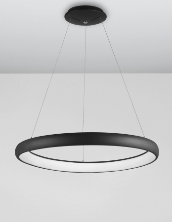 Lustra moderna rotunda LED dimabila Idalia diverse dimensiuni, neagra/gri/maro/alba, 8105619 - Novaluce [20]