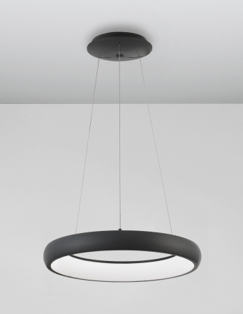 Lustra moderna rotunda LED dimabila Idalia diverse dimensiuni, neagra/gri/maro/alba, 8105619 - Novaluce [9]