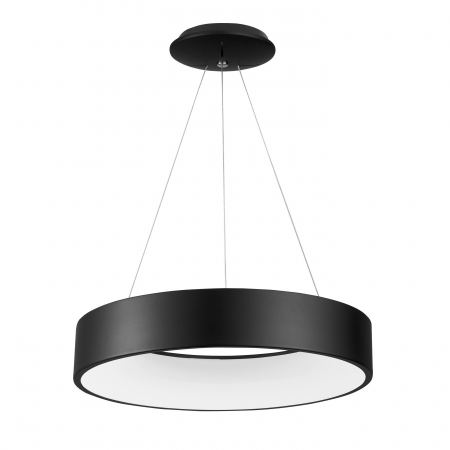 Lustra moderna rotunda LED Rondo Full Ø60 cm, metal maro/gri/negru/alb, 6167206 - Novaluce [6]