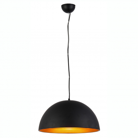 Lustra moderna rotunda metal Kissmet Ø 18/40/50 cm, negru/alb cu auriu, crom, AZ 1395 - Azzardo [5]