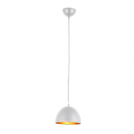Lustra moderna rotunda metal Kissmet Ø 18/40/50 cm, negru/alb cu auriu, crom, AZ 1395 - Azzardo [2]