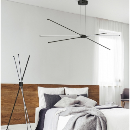 Lustra moderna Stick 130 cm, iluminare LED, brate reglabile, AZ 3135 - Azzardo [2]