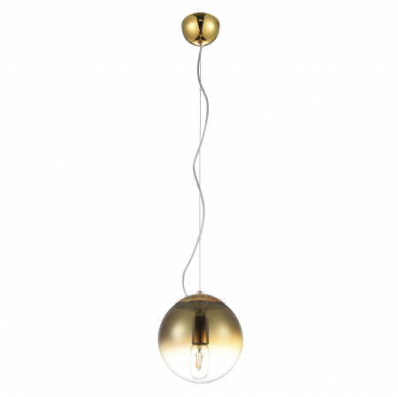Lustre - Lustra moderna tip glob Yonca sticla transparenta - crom/cupru/auriu, diverse dimensiuni, AZ 3133 - Azzardo