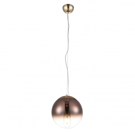 Lustre - Lustra moderna tip glob Yonca sticla transparenta - crom/cupru/auriu, diverse dimensiuni, AZ 3108 - Azzardo